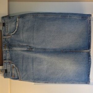 Pilcro & The Leatherpress Denim Midi Skirt .. Size 10